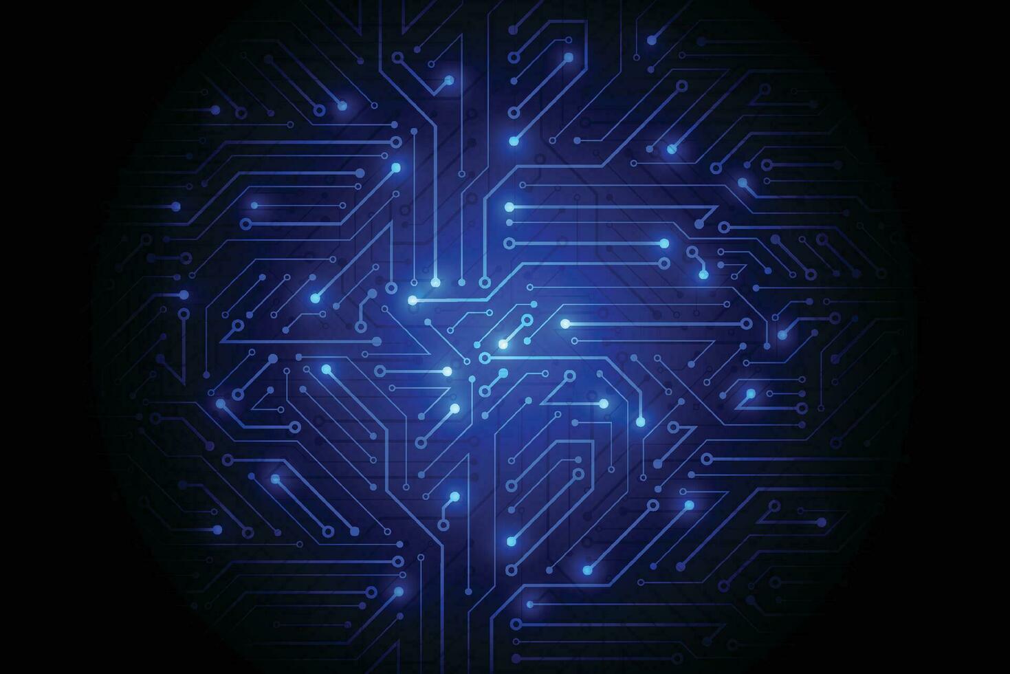 Abstract digital background with technology circuit board texture. Electronic motherboard illustration. Communication and engineering concept. Vector illustration