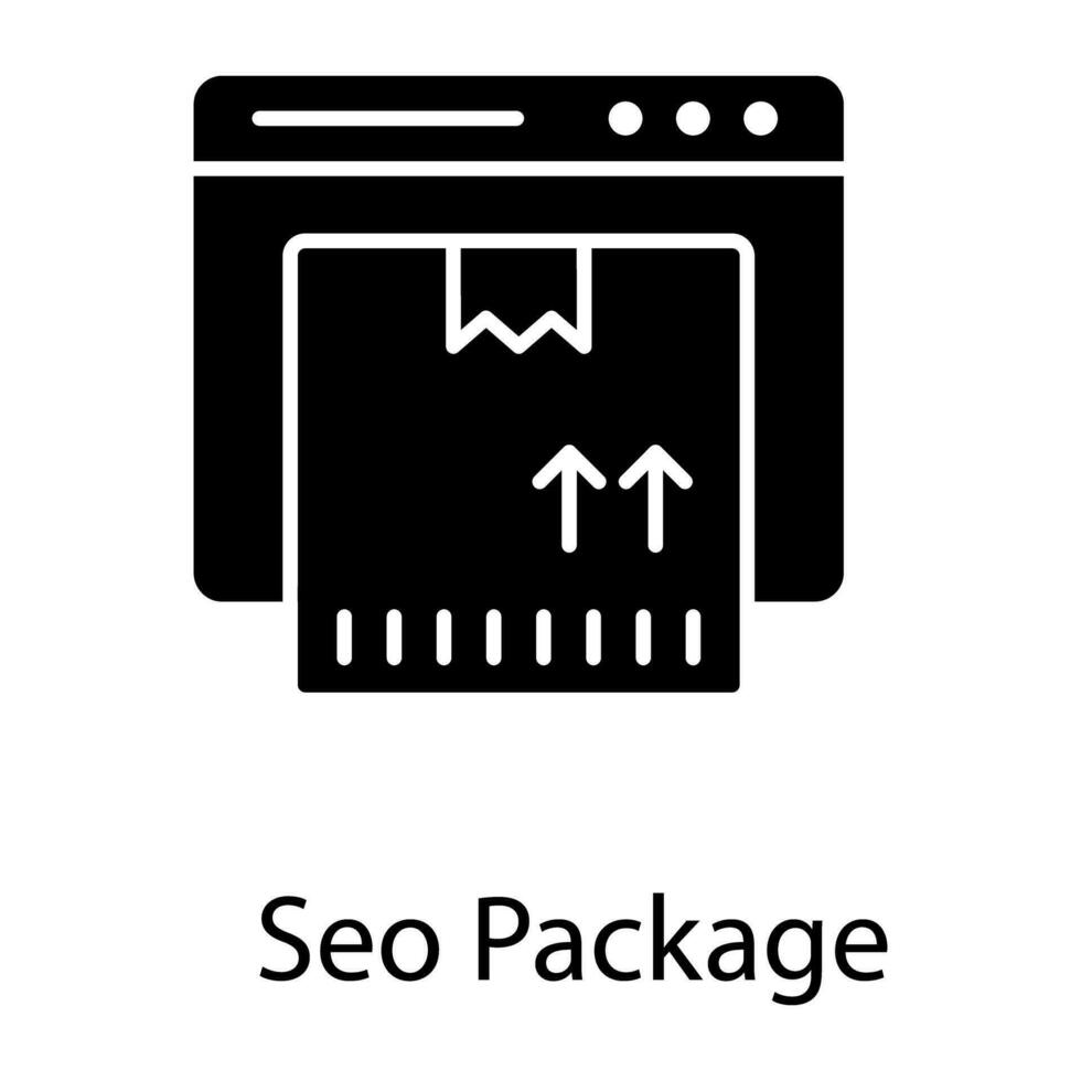 SEO and Development Flat Icon vector