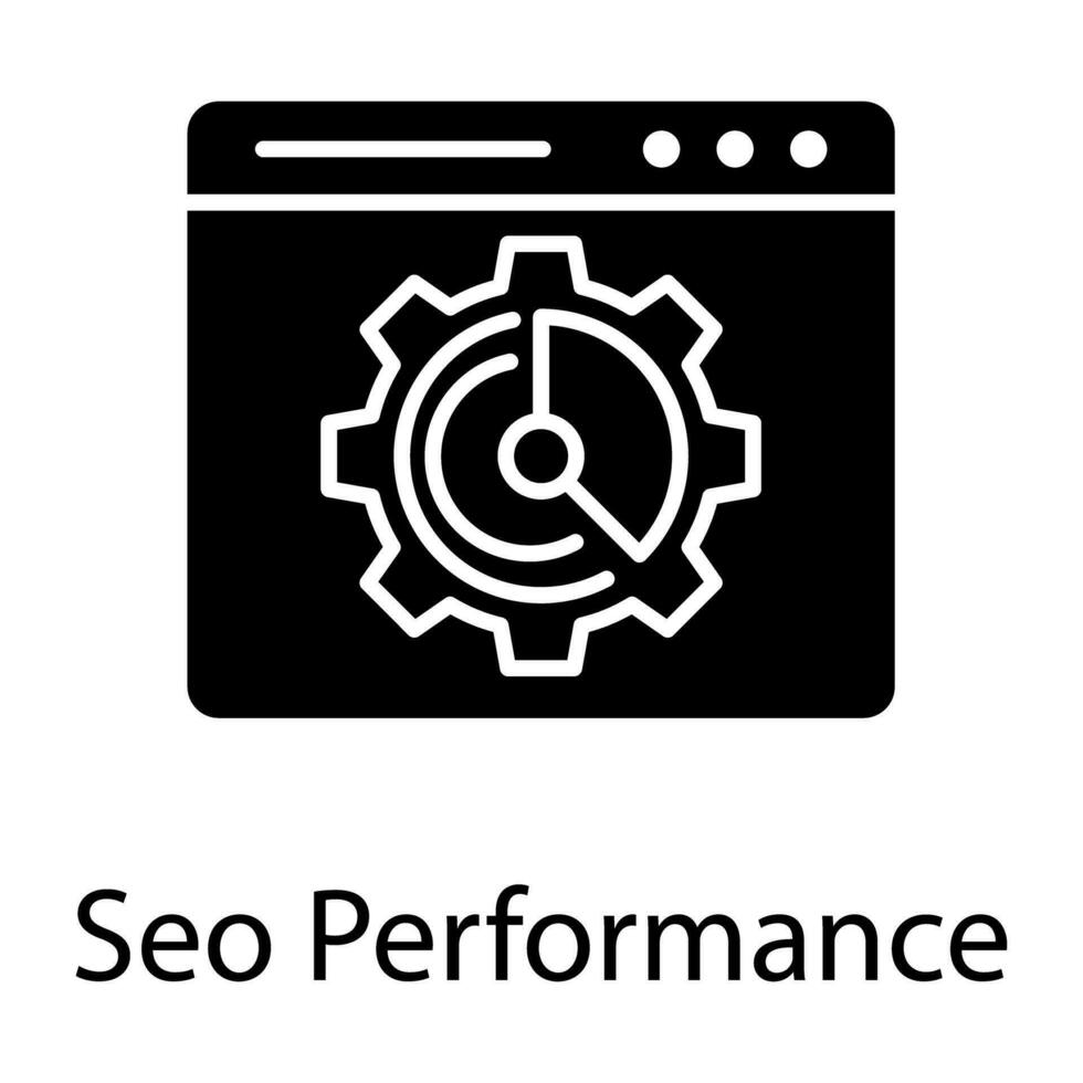 SEO and Development Flat Icon vector
