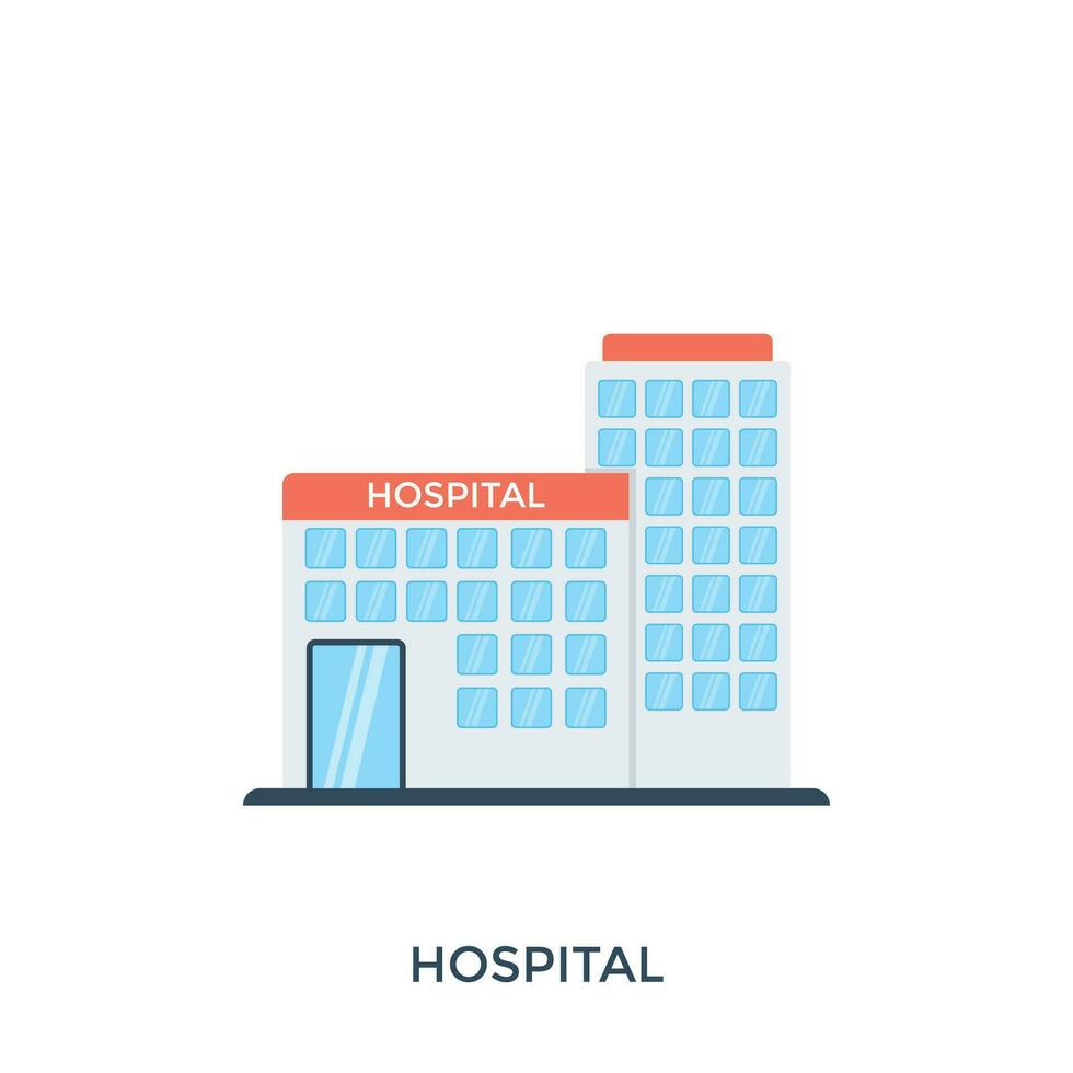 Hospital and Health Flat Icon vector