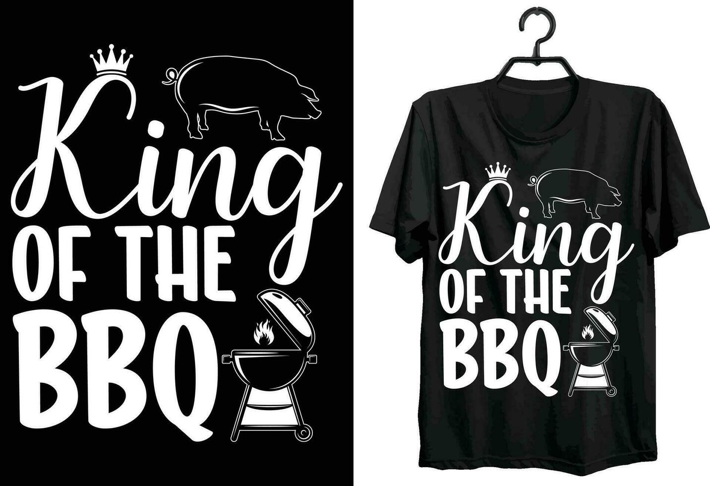 BBQ T-shirt Design. Funny Gift Item BBQ T-shirt Design For All People And BBQ Lovers. Grilling T-shirt Design. vector