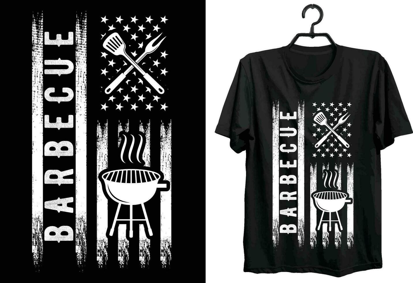 BBQ T-shirt Design. Funny Gift Item BBQ T-shirt Design For All People And BBQ Lovers. Grilling T-shirt Design. vector