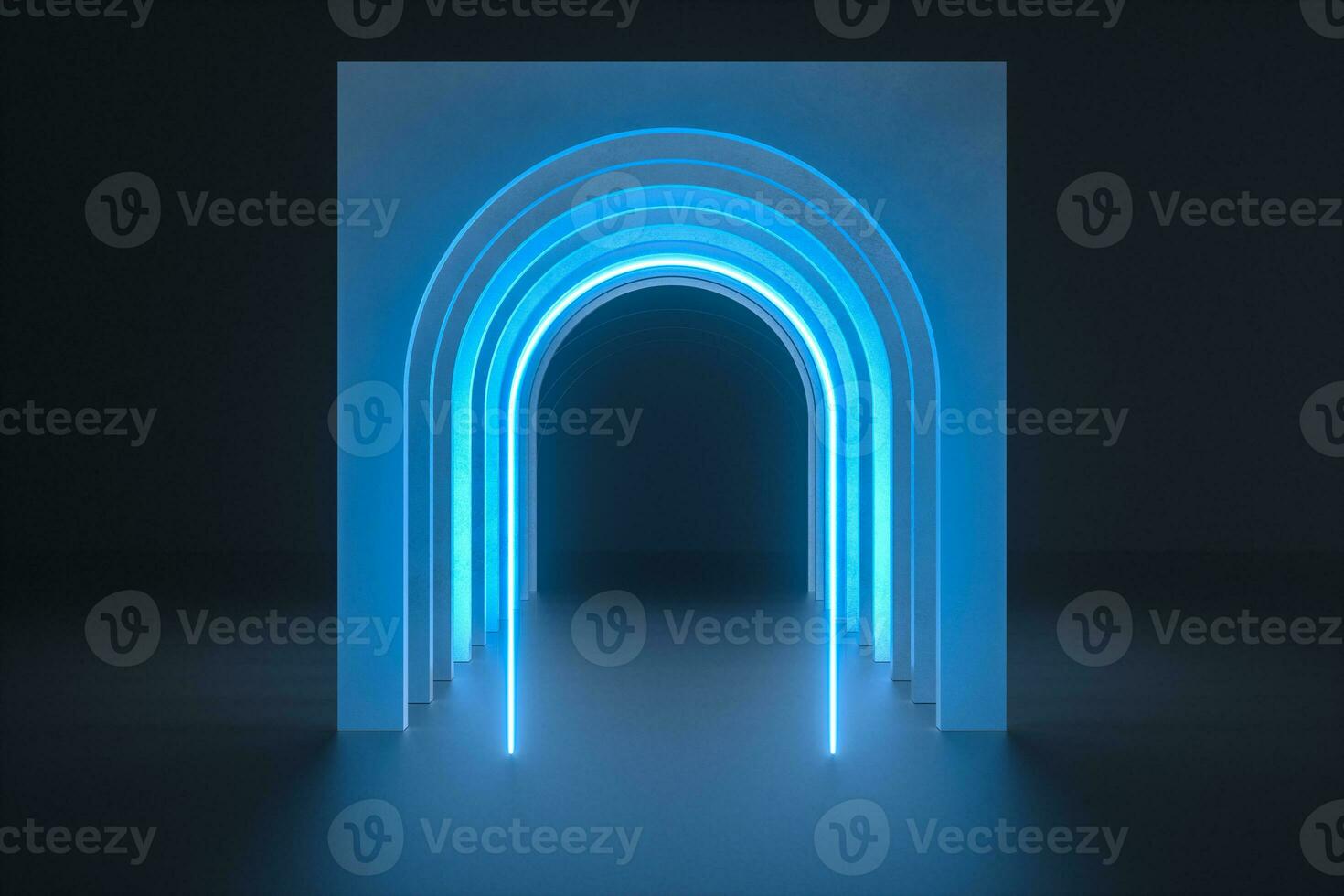 3d rendering, dust rock tunnel construction, mysterious background photo