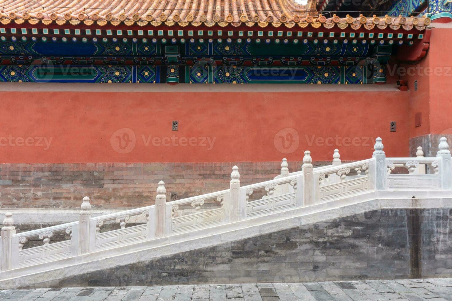 Ancient city landscape, with architectural structure and ancient culture photo
