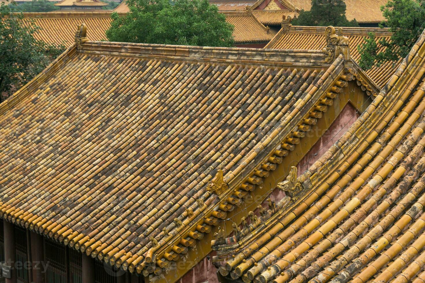 Ancient city landscape, with architectural structure and ancient culture photo