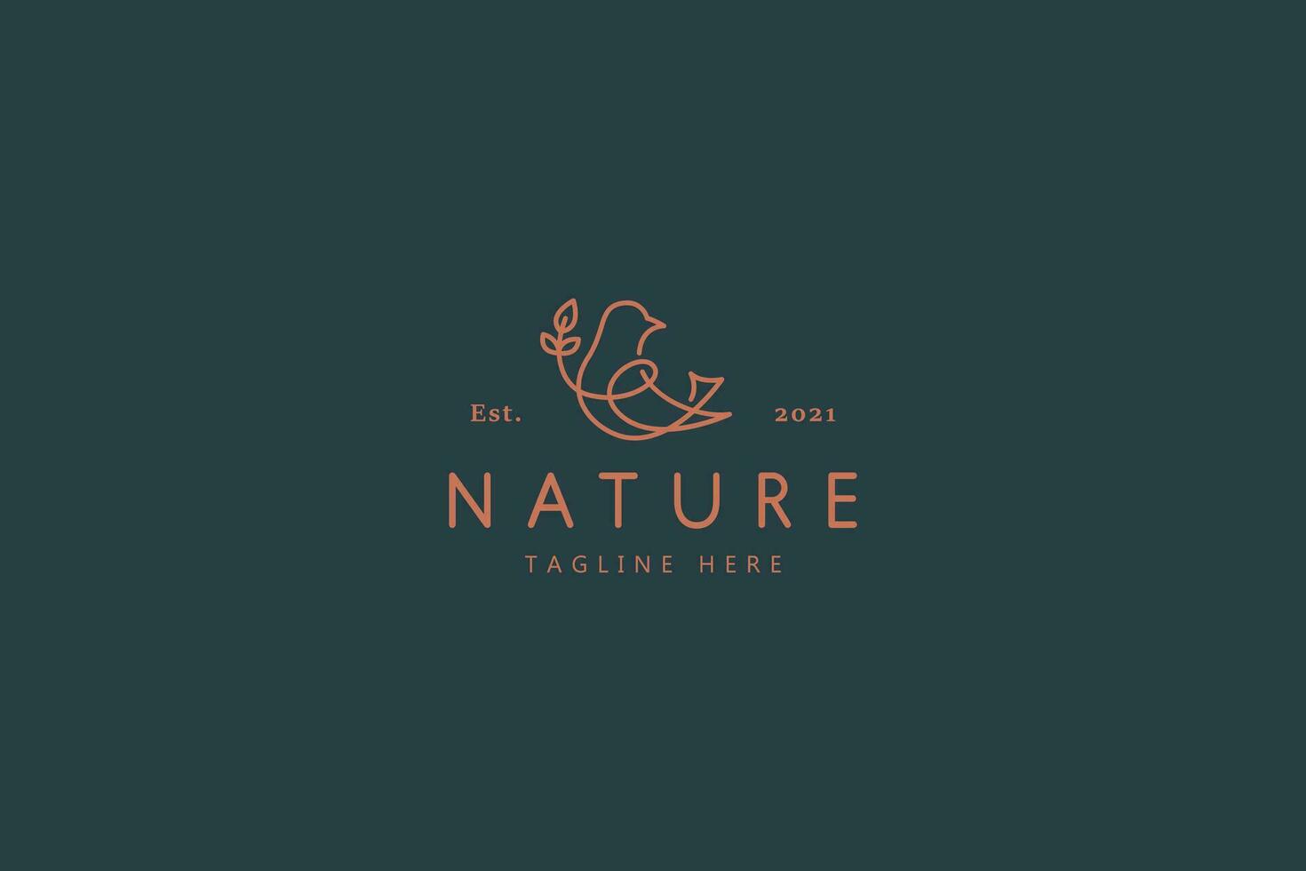Bird Nature Wild Life Illustration Logo vector