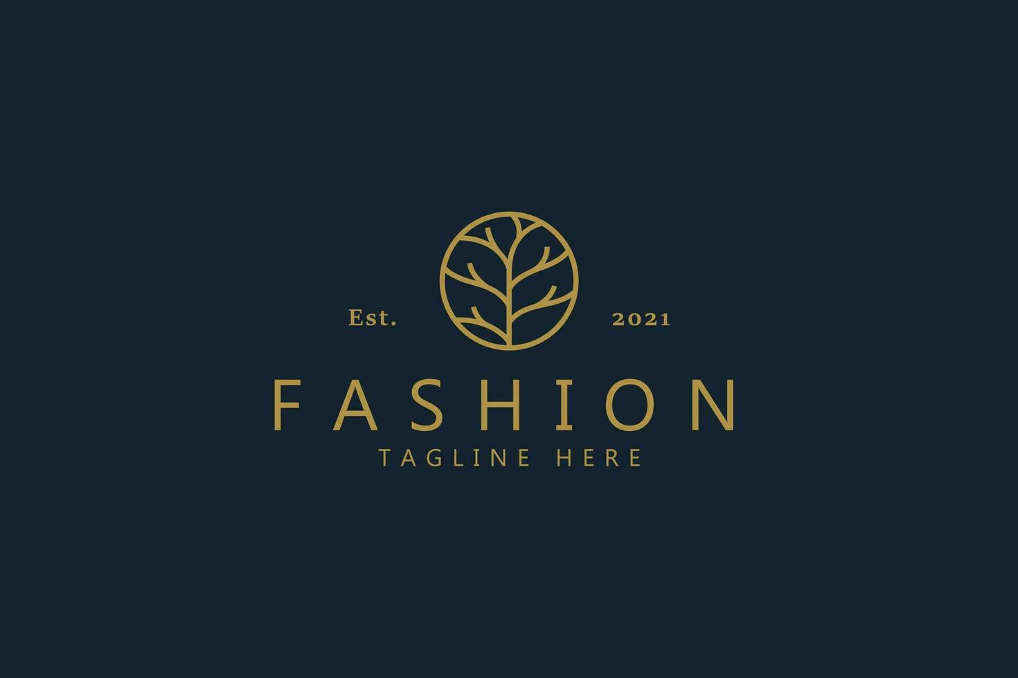 logotipo de rama abstracta de vector premium para empresa de negocios de símbolo de mujer como moda, spa, cosmética, belleza, jardín, joyería, orgánico, boda, etc.