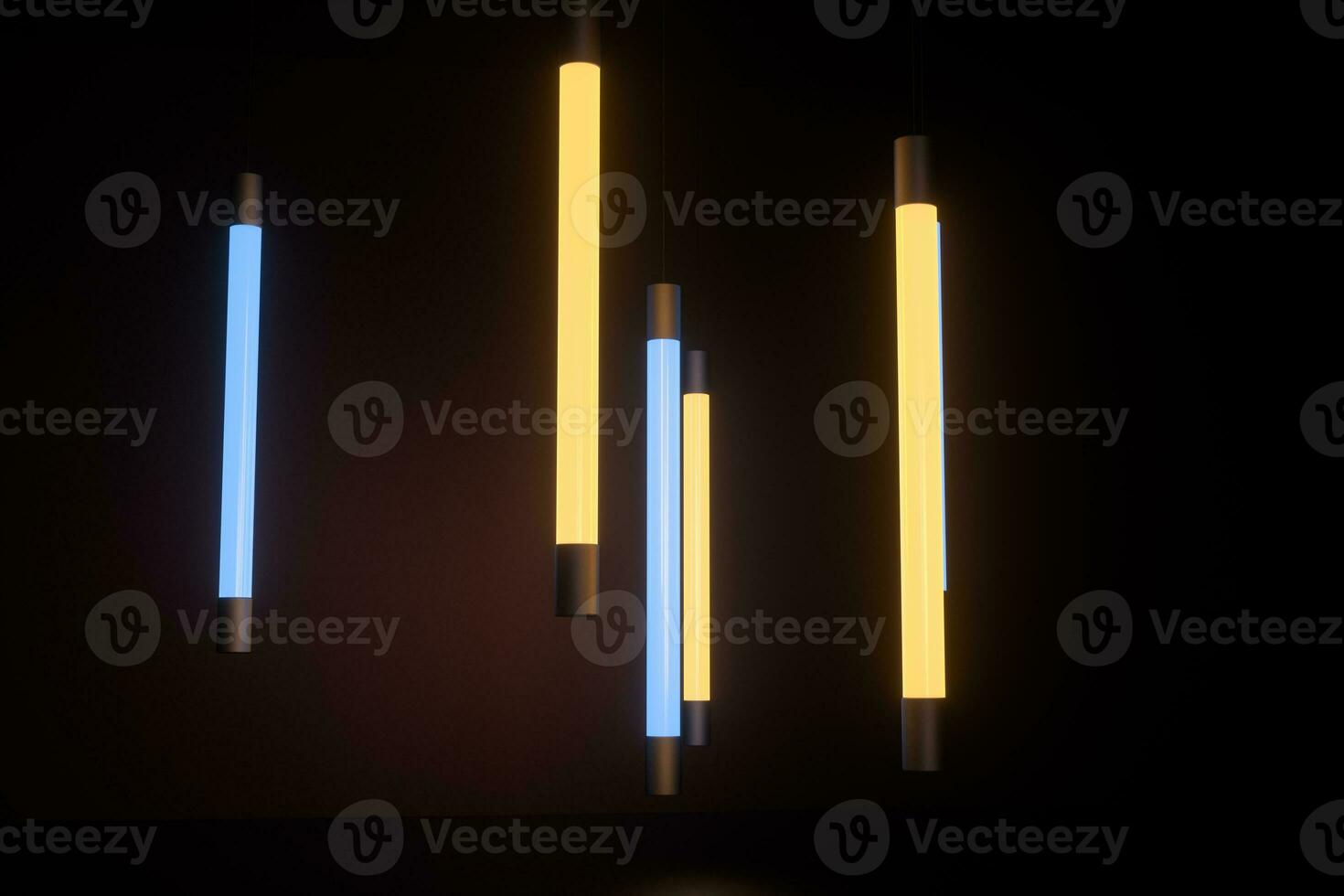 abstract glowing lines, 3d rendering photo