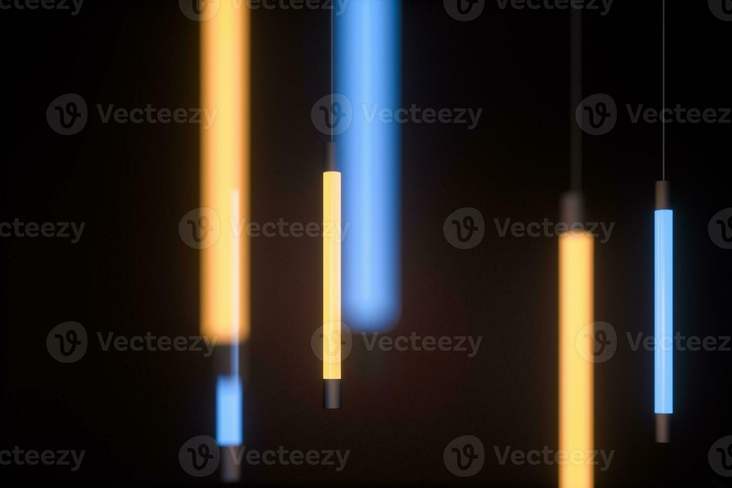 abstract glowing lines, 3d rendering photo