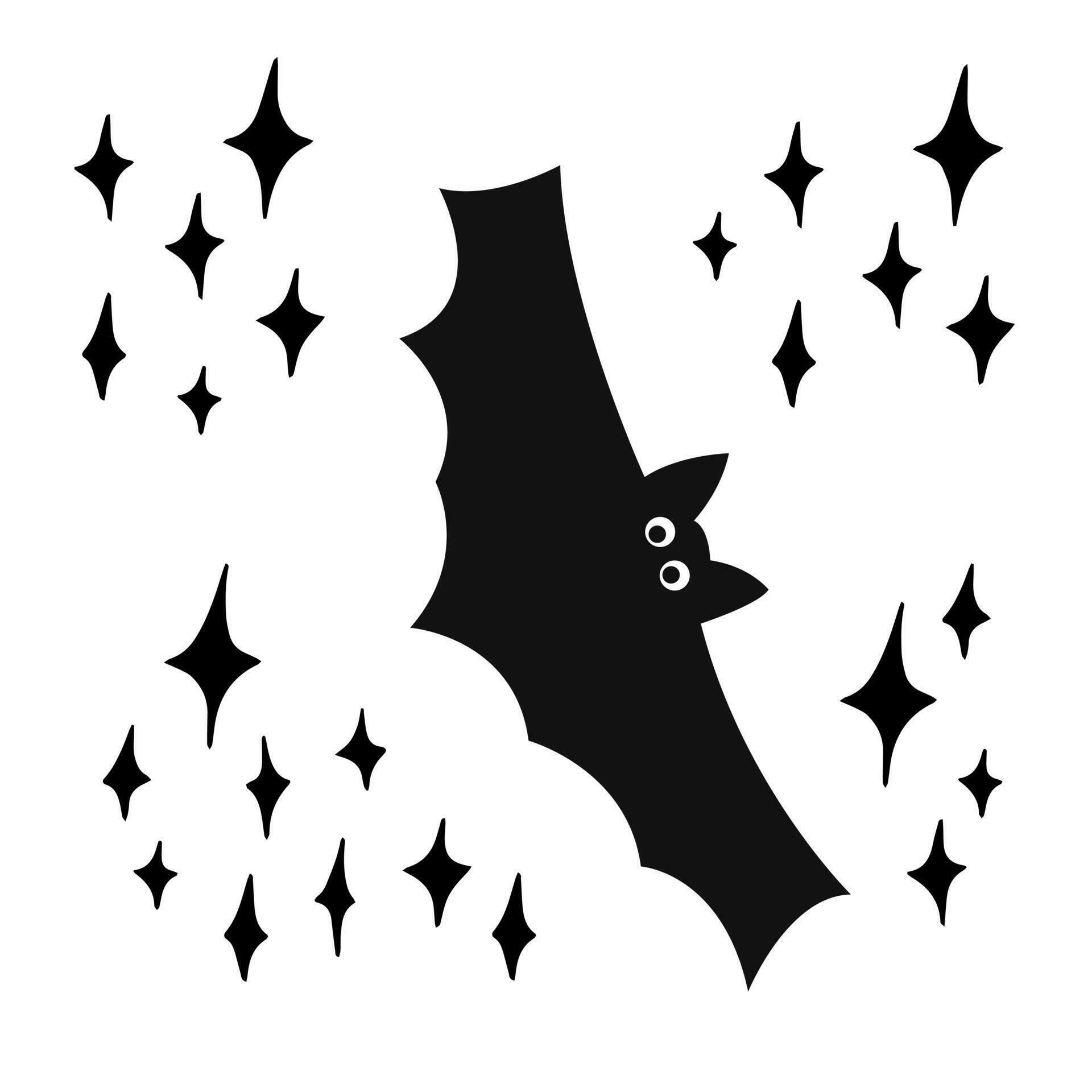 Halloween spooky bat vector doodle illustration 27877950 Vector Art at