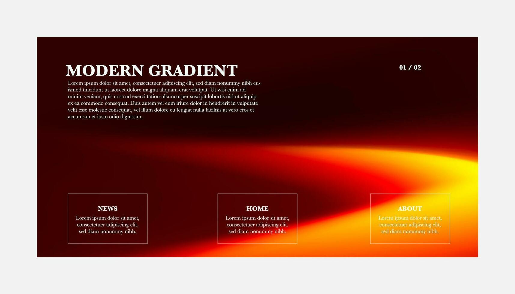 Modern Background Design with Gradient and Grain Texture. Minimalist Gradient Background with geometric shapes for Website design, landing page, wallpaper, banner, poster, flyer, and presentation vector