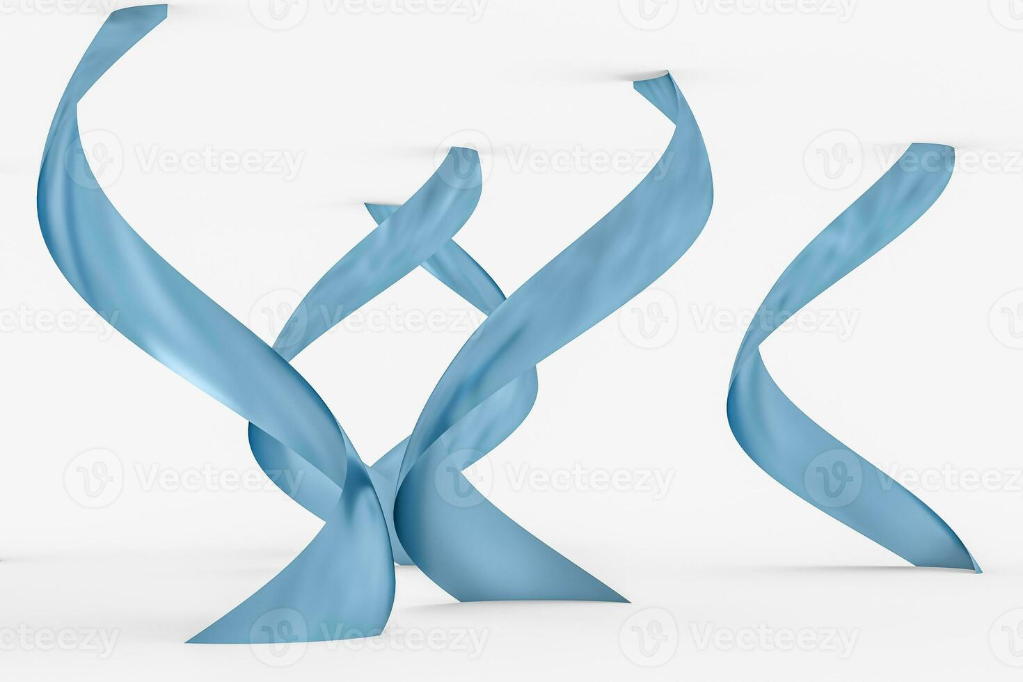 3d rendering, blue metalic surface and graphic design background photo