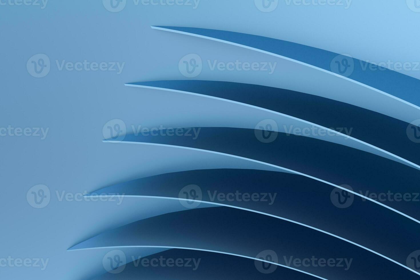 3d rendering, blue metalic surface and graphic design background photo