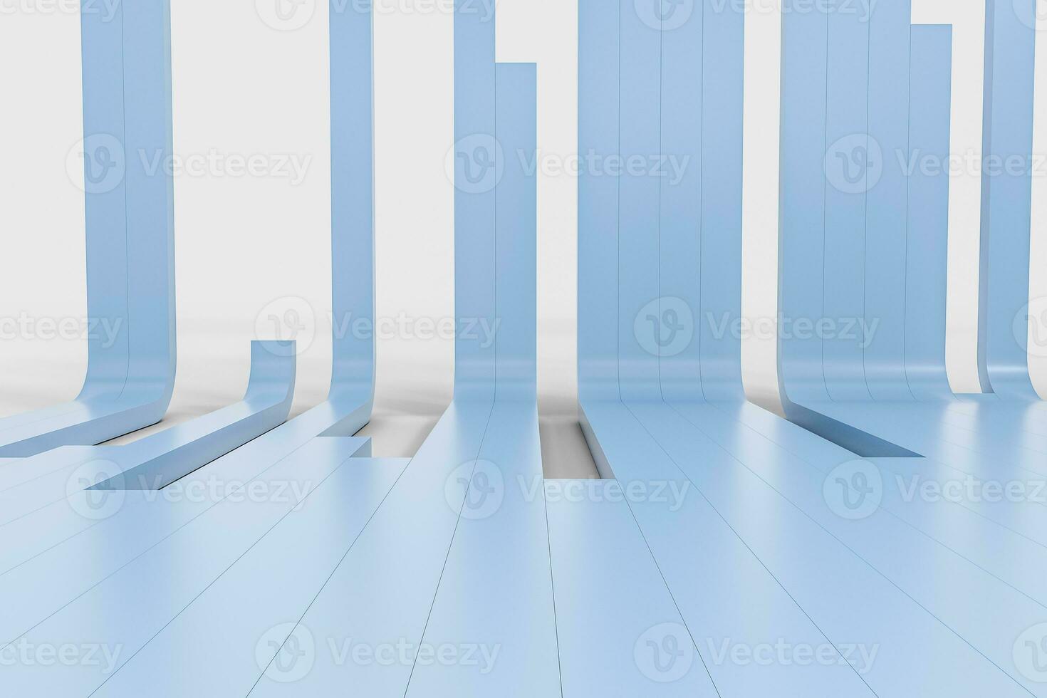 3d rendering, graph chart background, business graph photo