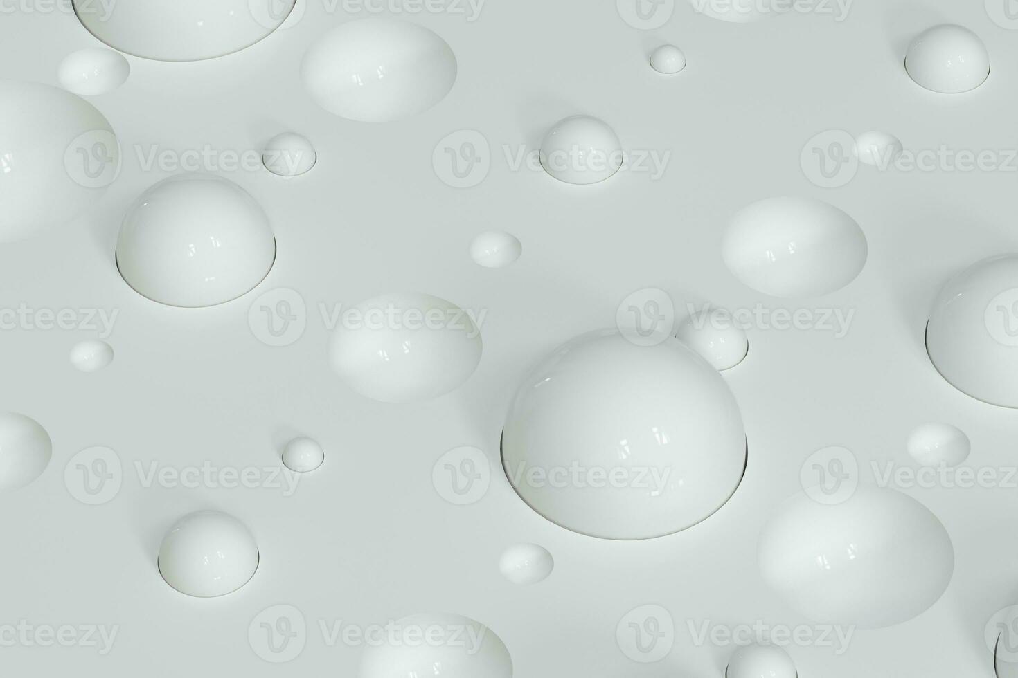 Lots of repeating spheres and wall, 3d rendering. photo