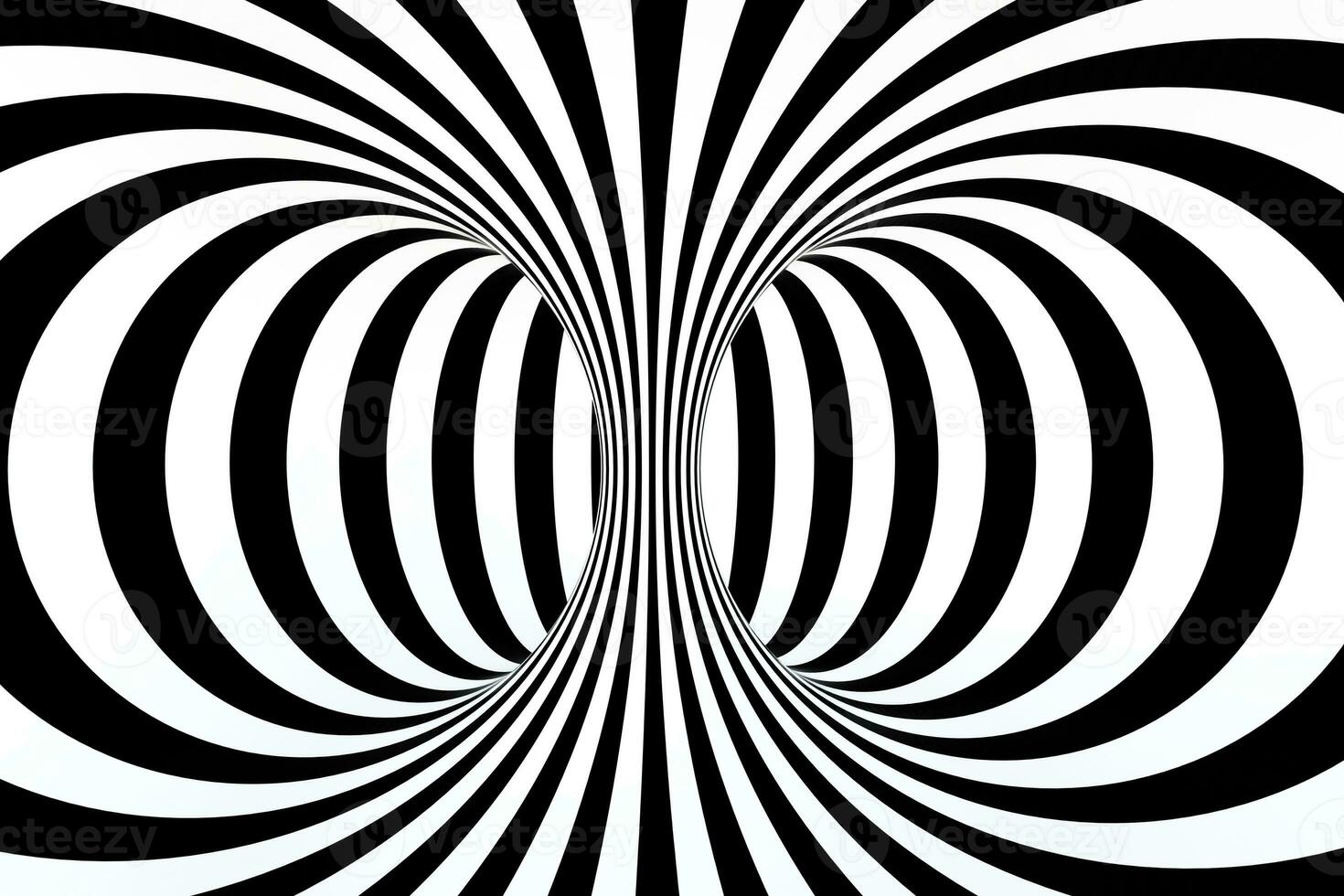 black and white stripe, Repeating lines, 3d rendering photo