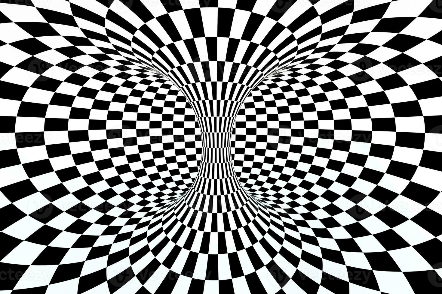 black and white stripe, Repeating lines, 3d rendering photo