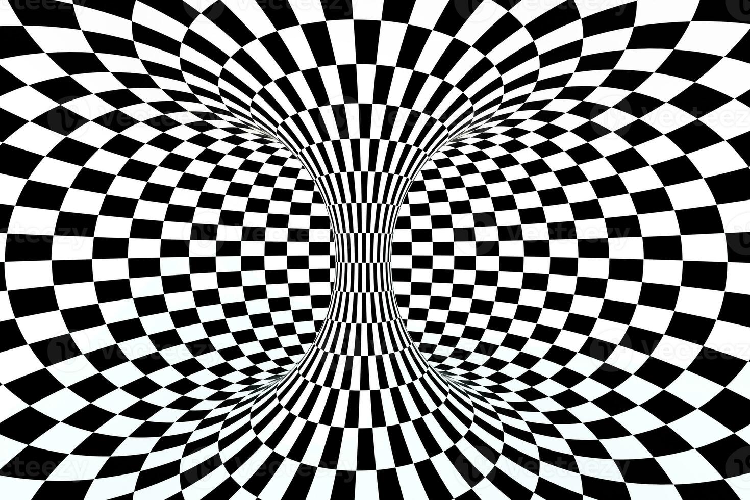 black and white stripe, Repeating lines, 3d rendering photo