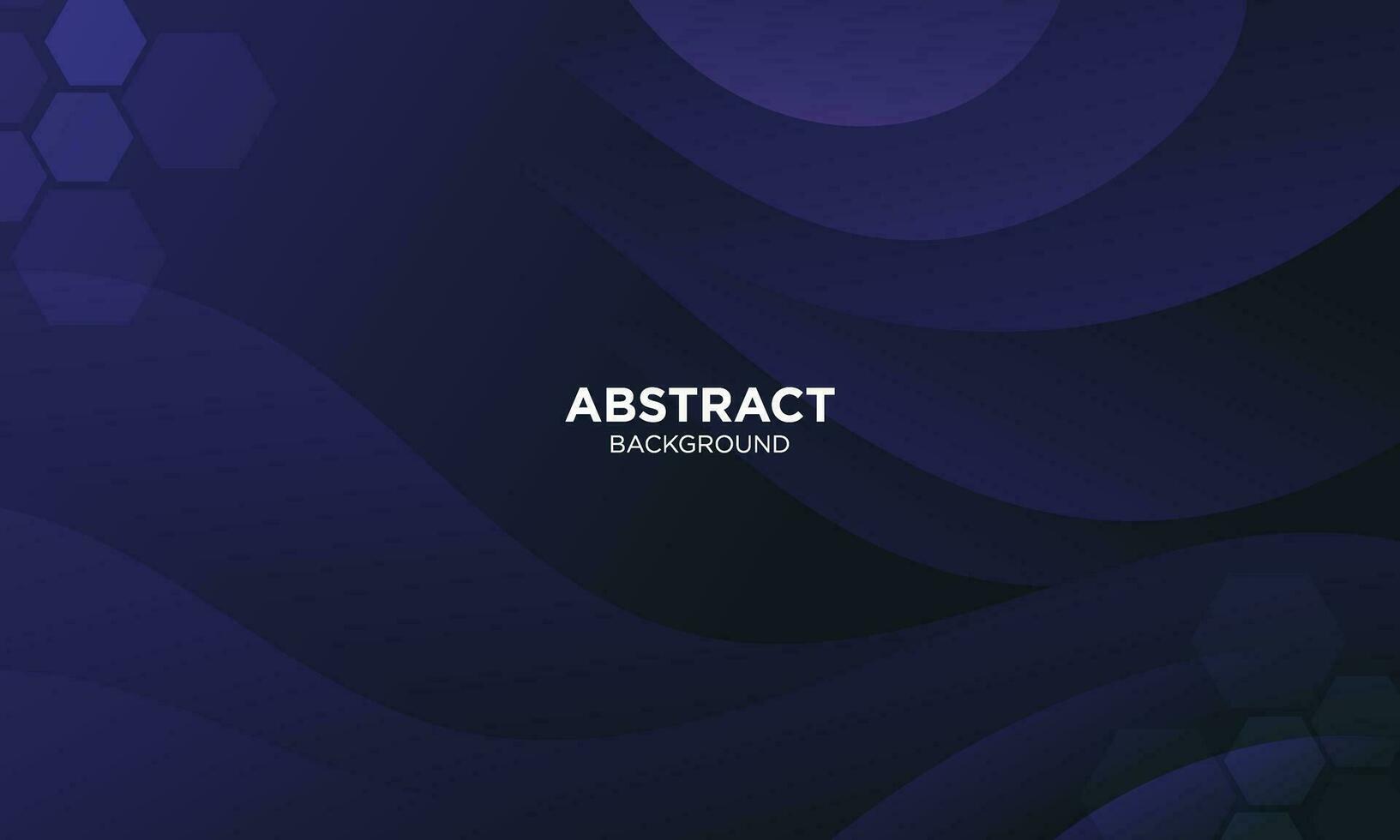 Abstract Gradient dark blue liquid Wave Background vector