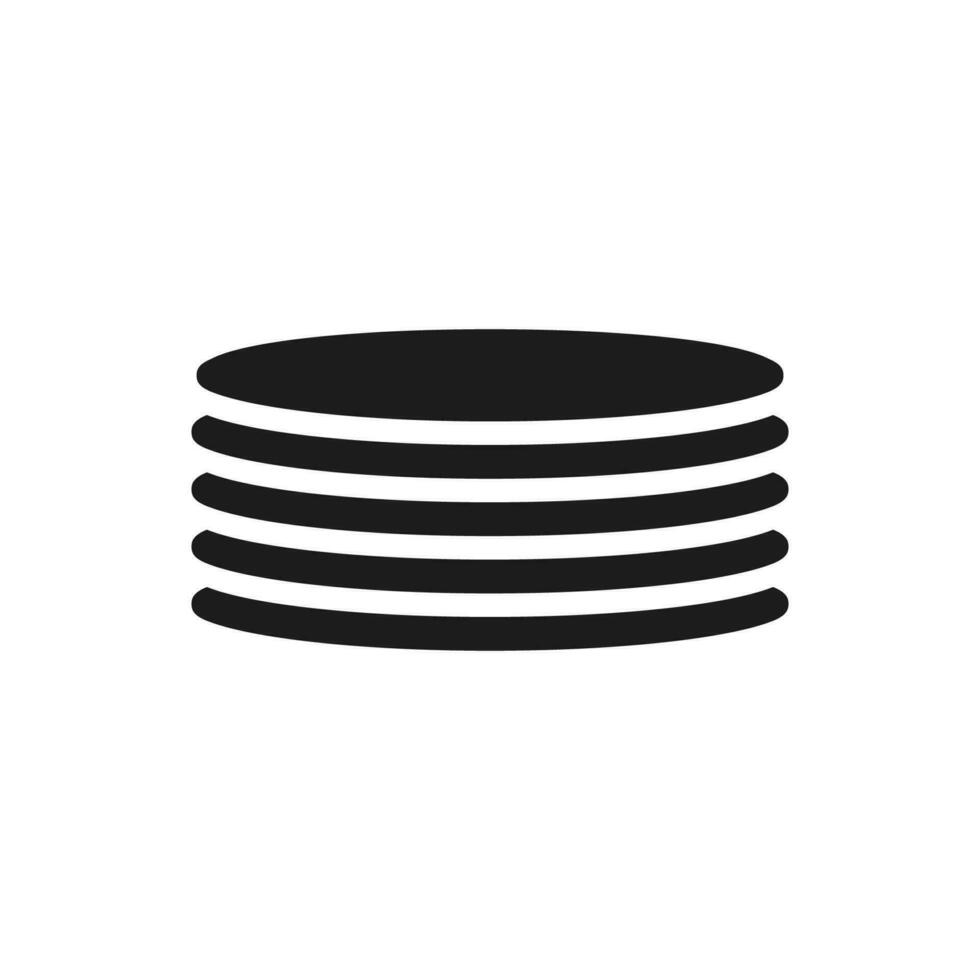 icon food and drink. solid style icon vector