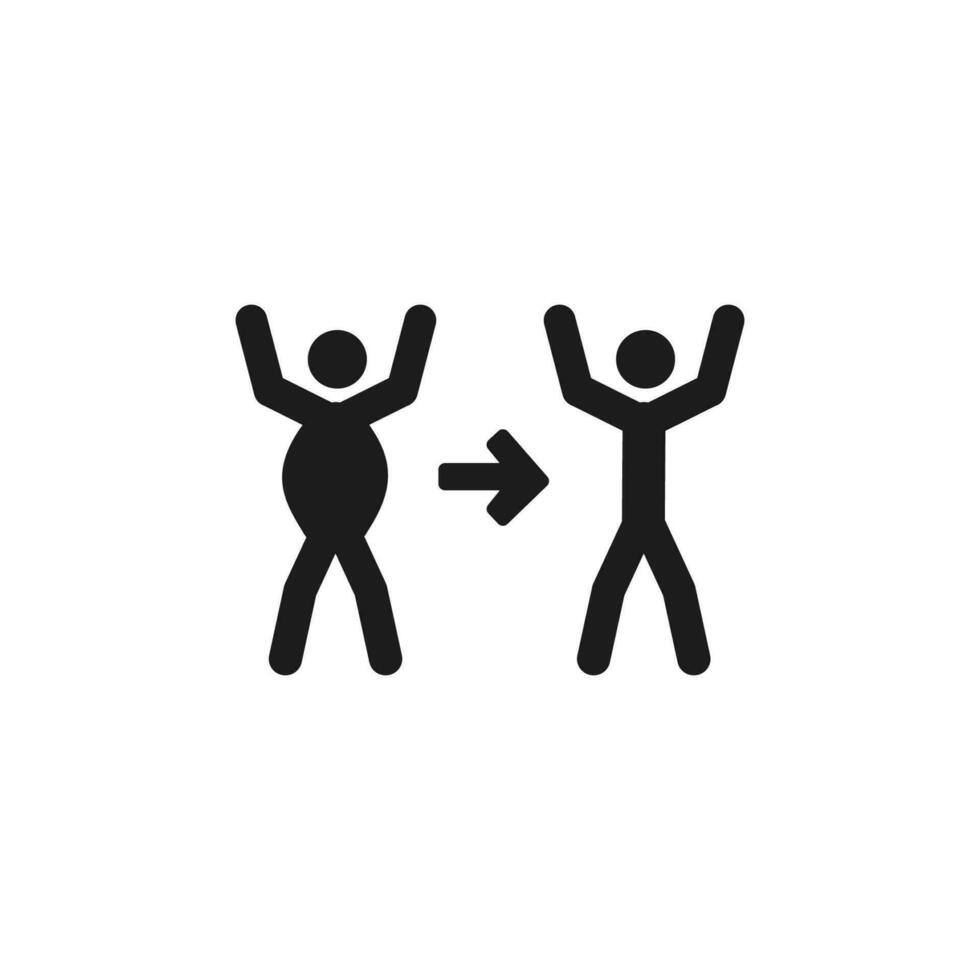 set icon sport fitness. solid glyph style icon vector