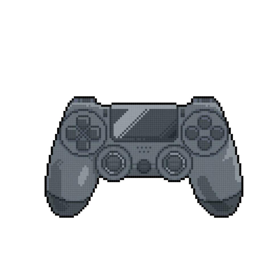 consola palo controlador en píxel Arte estilo vector