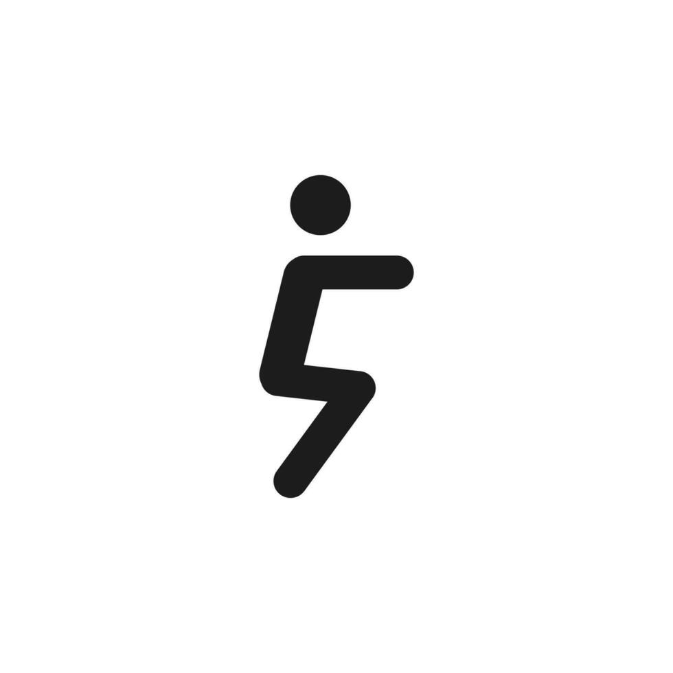 set icon sport fitness. solid glyph style icon vector