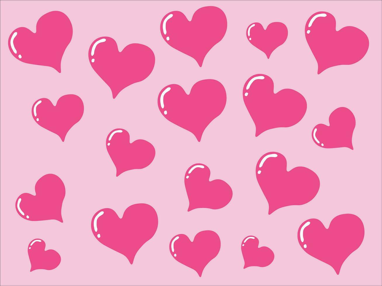 design background love heart template vector