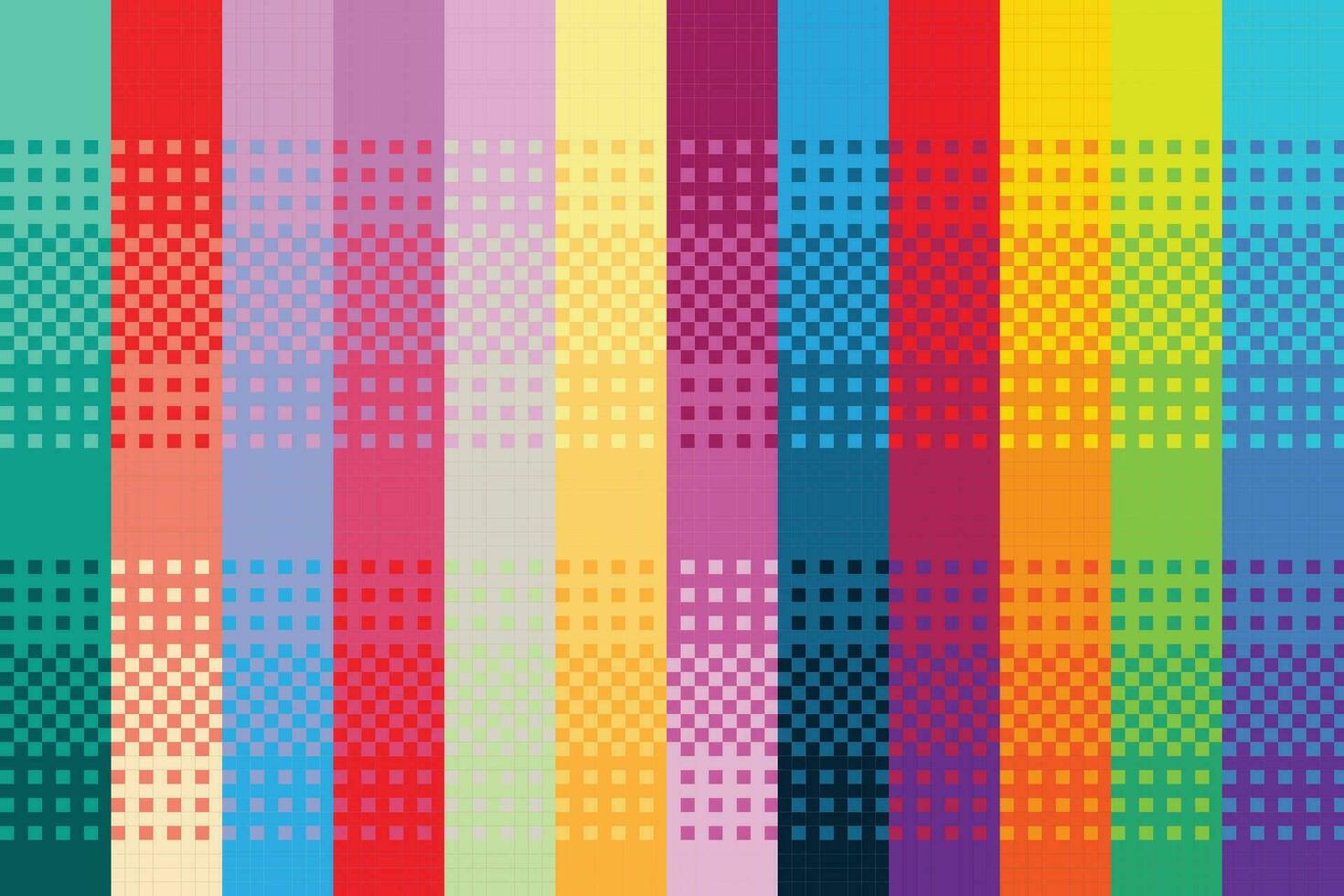 gradient collection set in pixel art style vector