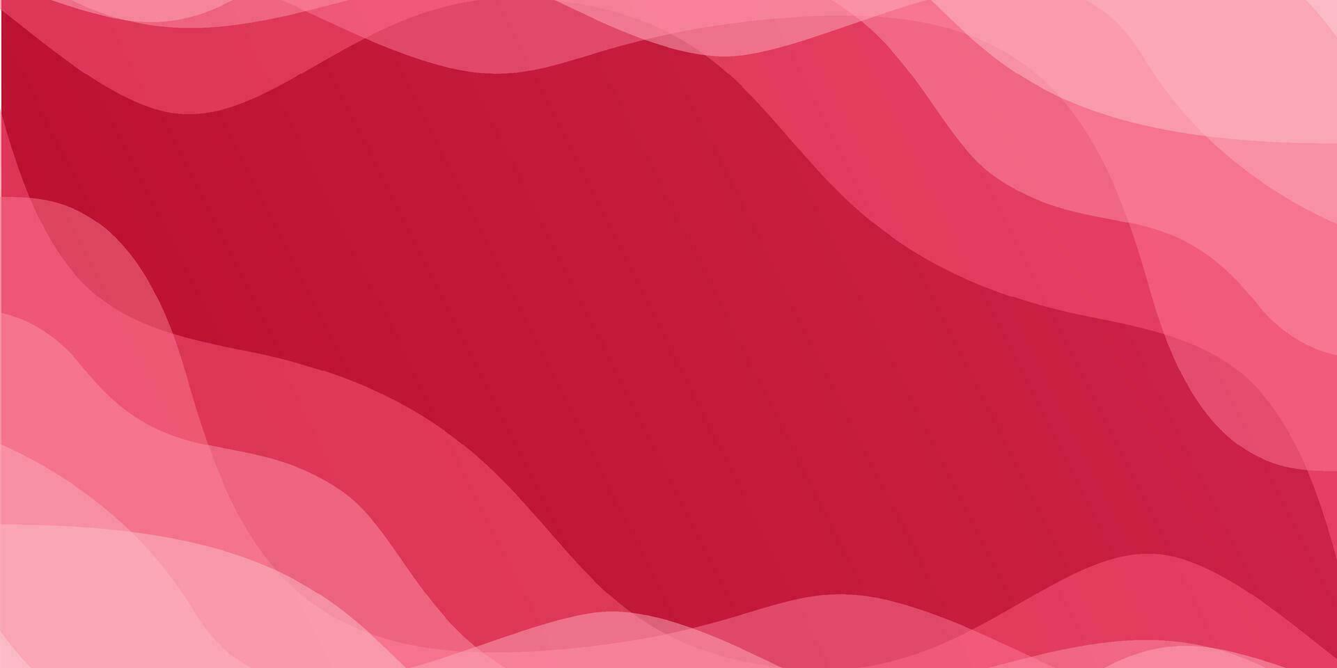 Abstract red liquid wave background vector