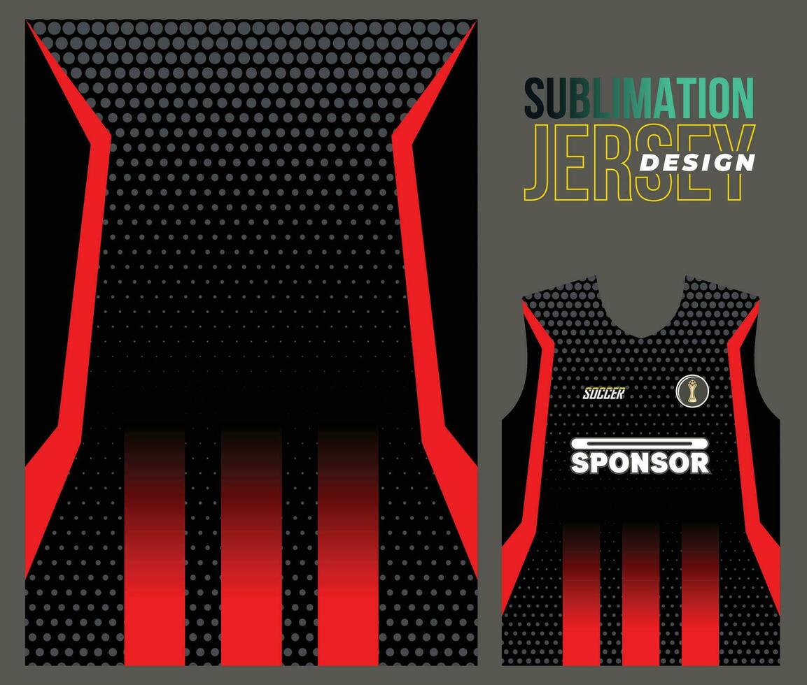Vector jersey sports design for racing cycling football gaming motocross
