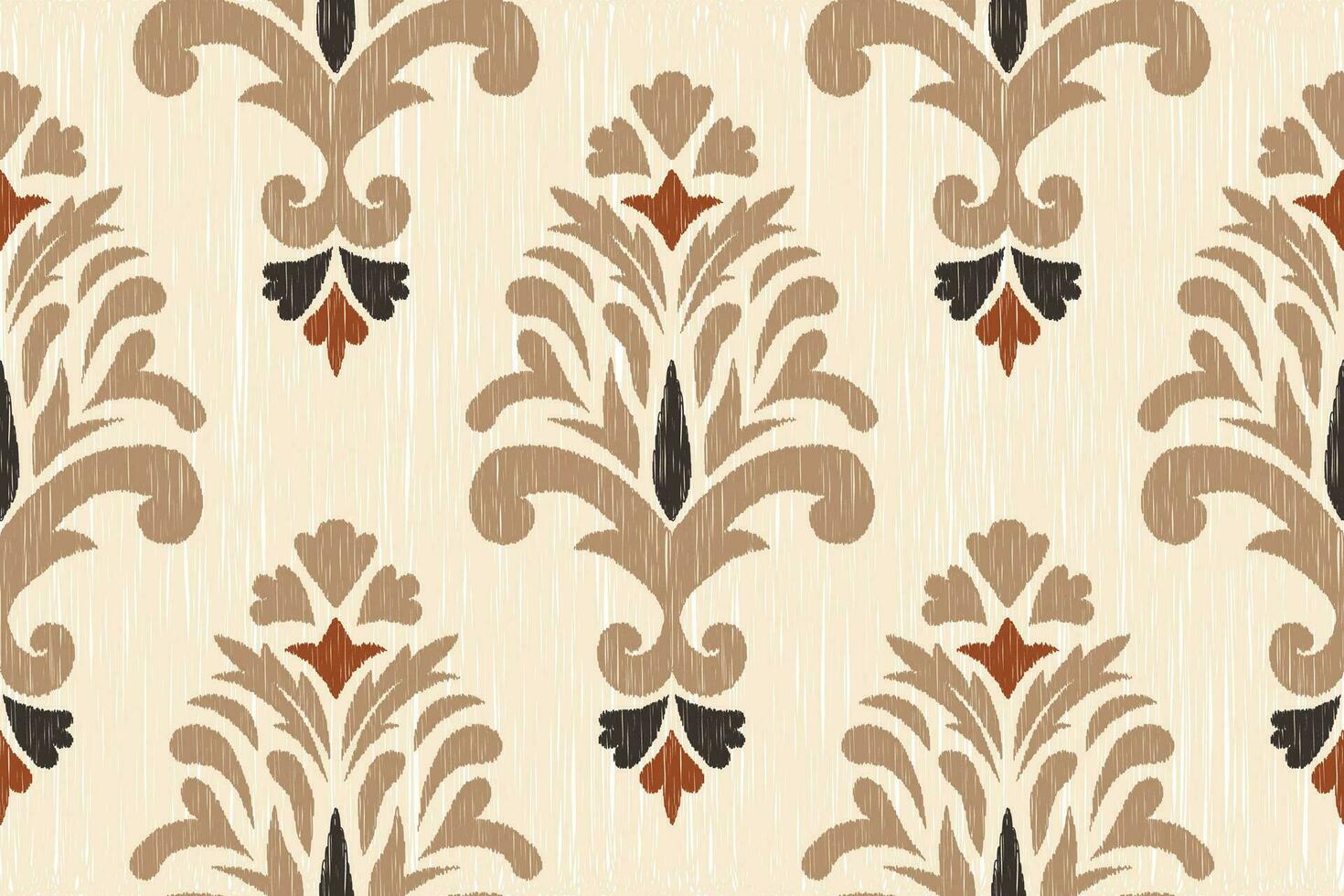 Ikat ethnic oriental seamless pattern traditional. design for clothing,fabric,carpet,wallpaper,texture,wrapping vector