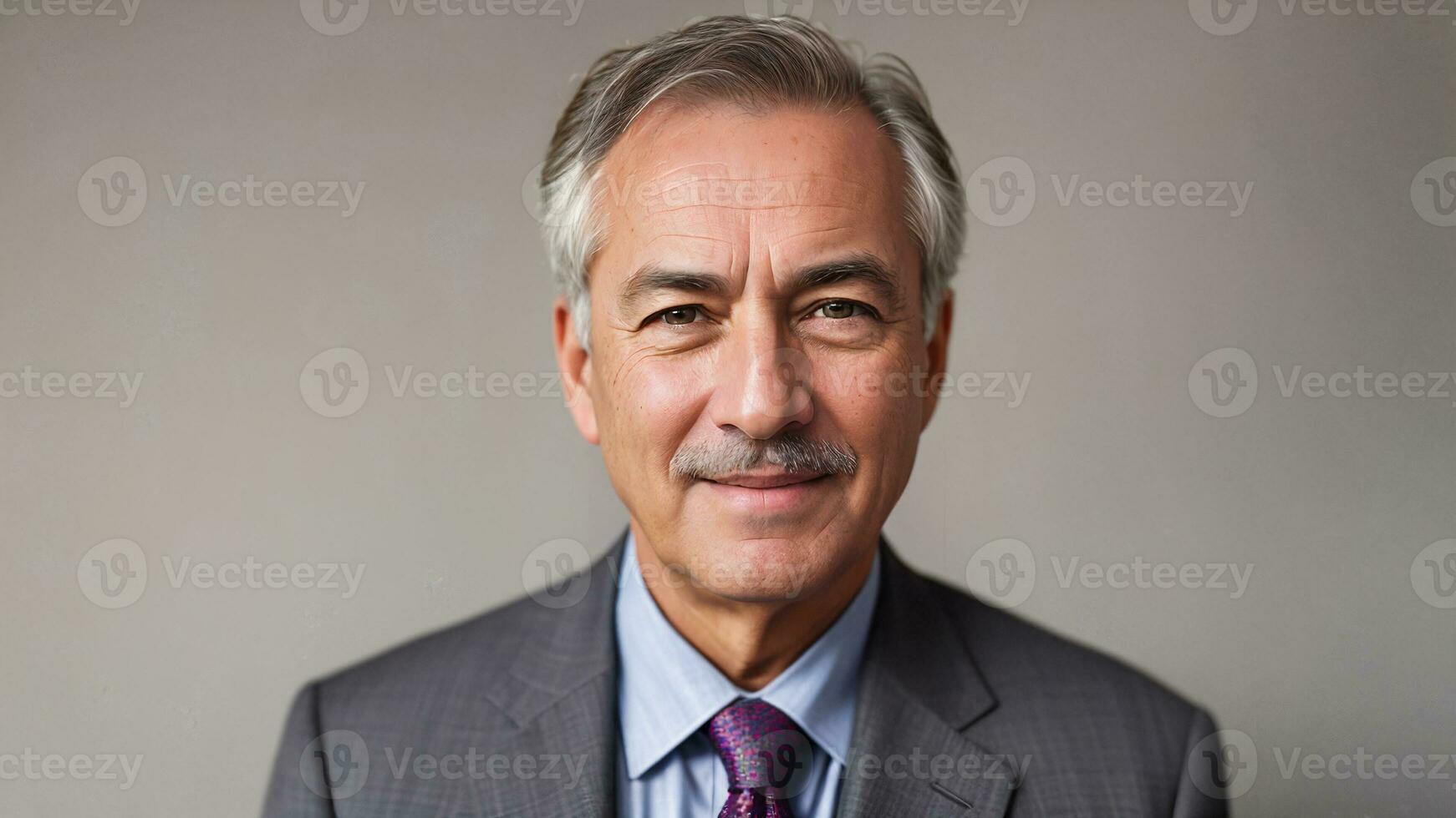 portrait of a smiling businessman .Generative AI photo