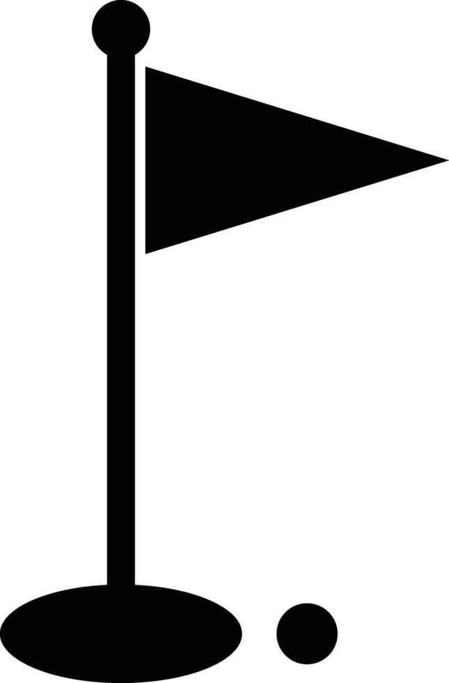 golf bandera icono vector en de moda estilo aislado en blanco antecedentes