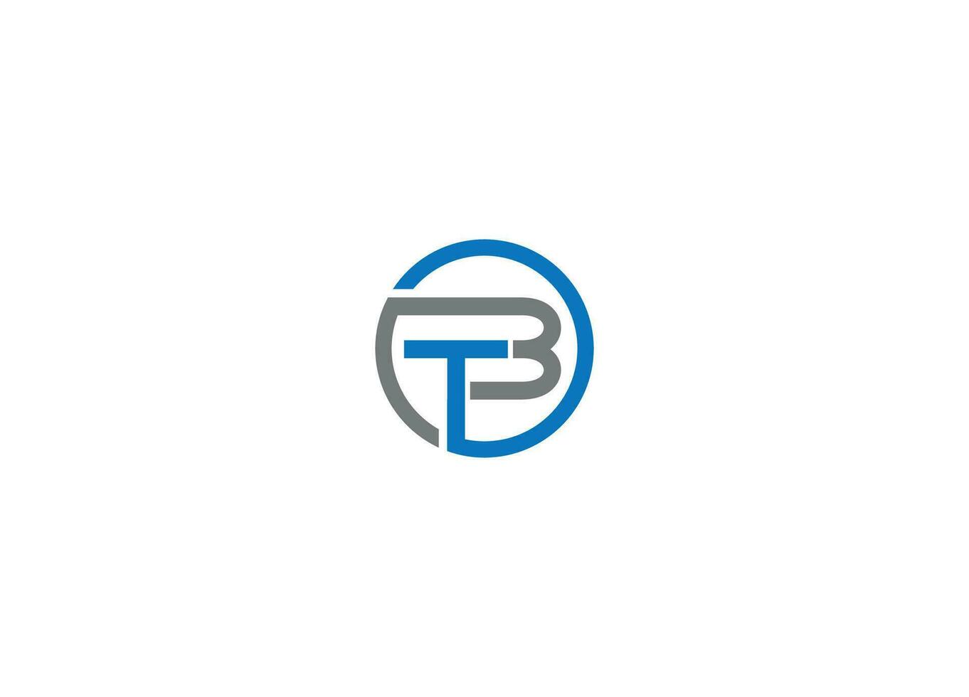 TB letter Logo Design Creative Modern vector icon