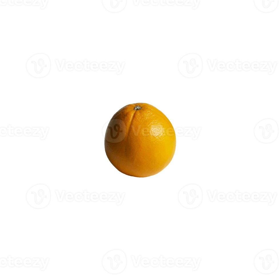 orange isolated on white background photo