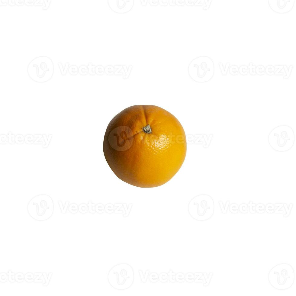 orange isolated on white background photo