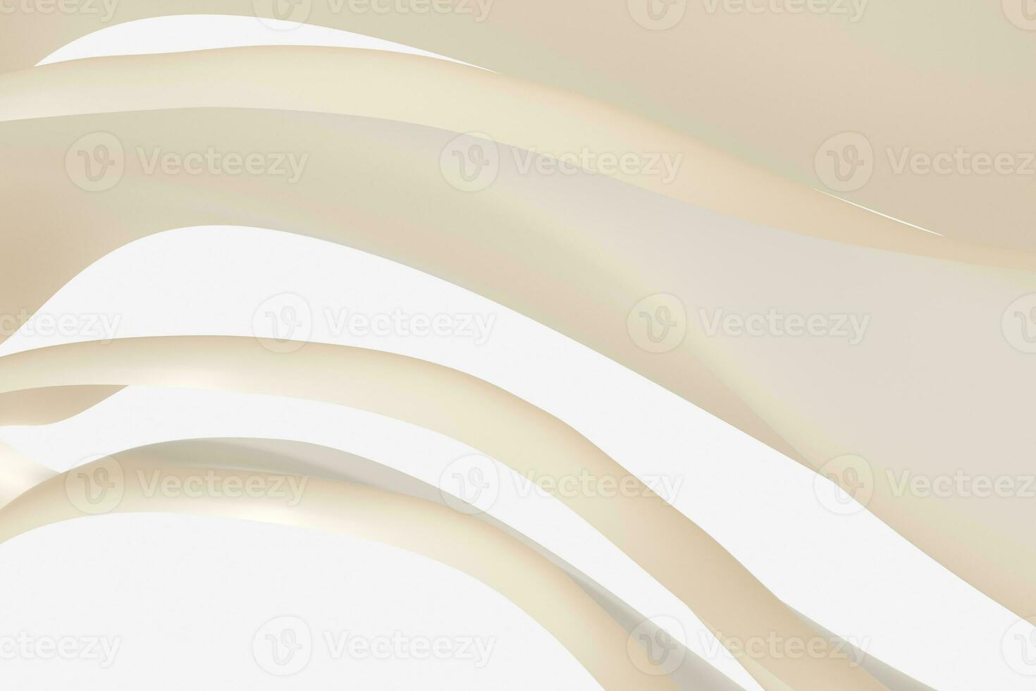 3d rendering, white flowing cloth background. photo