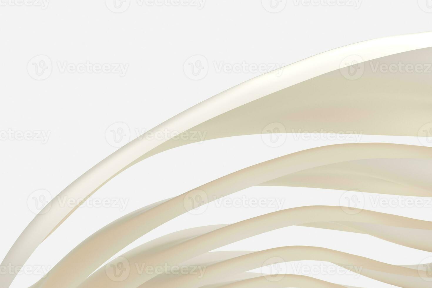 3d rendering, white flowing cloth background. photo