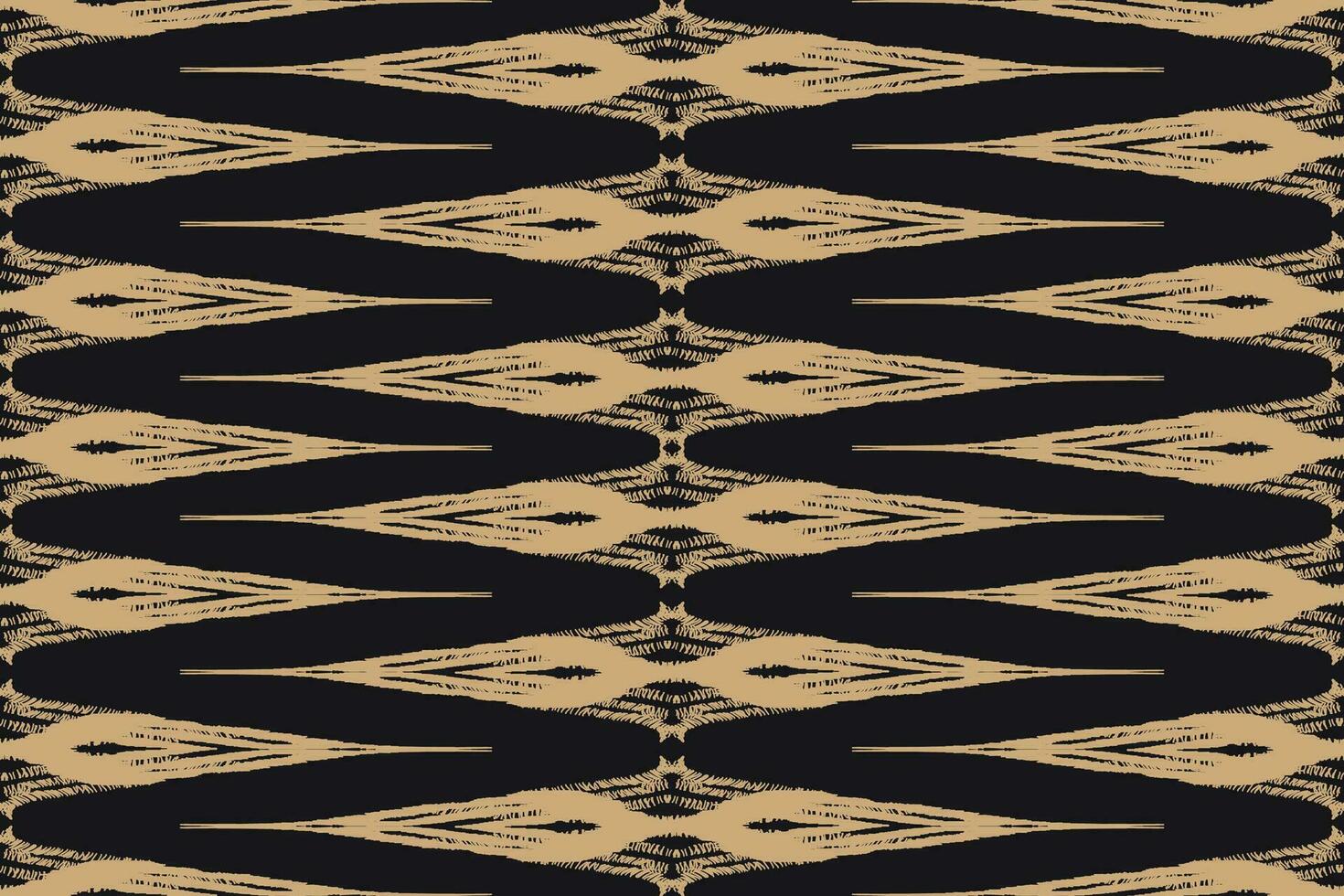 adorno folclórico geométrico ikat. textura de vector étnico tribal. patrón de rayas sin costuras en estilo azteca. figura bordado tribal. indio, escandinavo, gitano, mexicano, patrón popular.