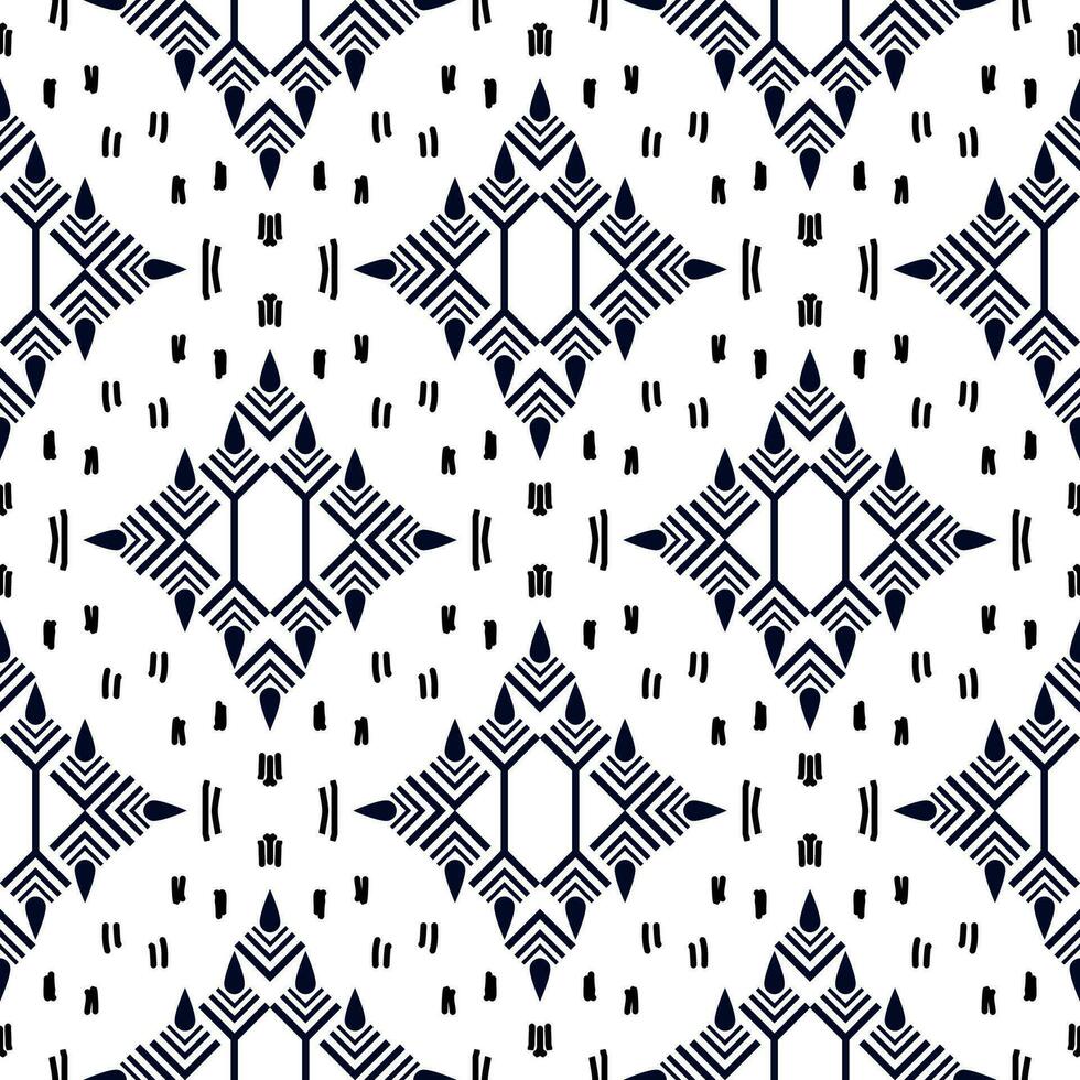 Seamless pattern, traditional ethnic pattern on or white background, Aztec abstract vector pattern.