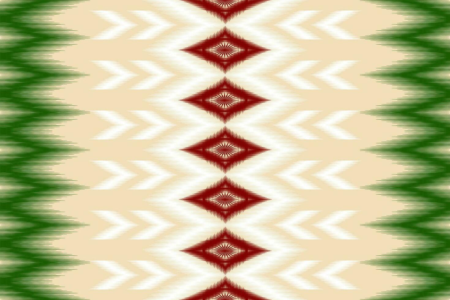 Ikat paisley seamless pattern, traditional seamless pattern, yellow background.  Aztec style, embroidery, abstract, vector, design illustration for texture, fabric, print. vector
