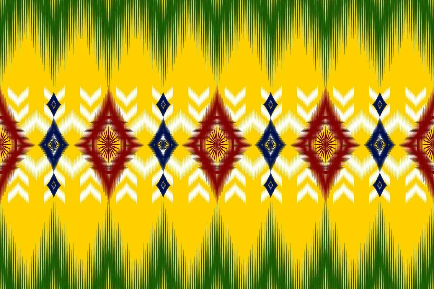 Ikat geometric folklore ornament. Tribal ethnic vector texture. Seamless striped pattern in Aztec style. Figure tribal embroidery. Indian, Scandinavian, Gypsy, Mexican, folk pattern.