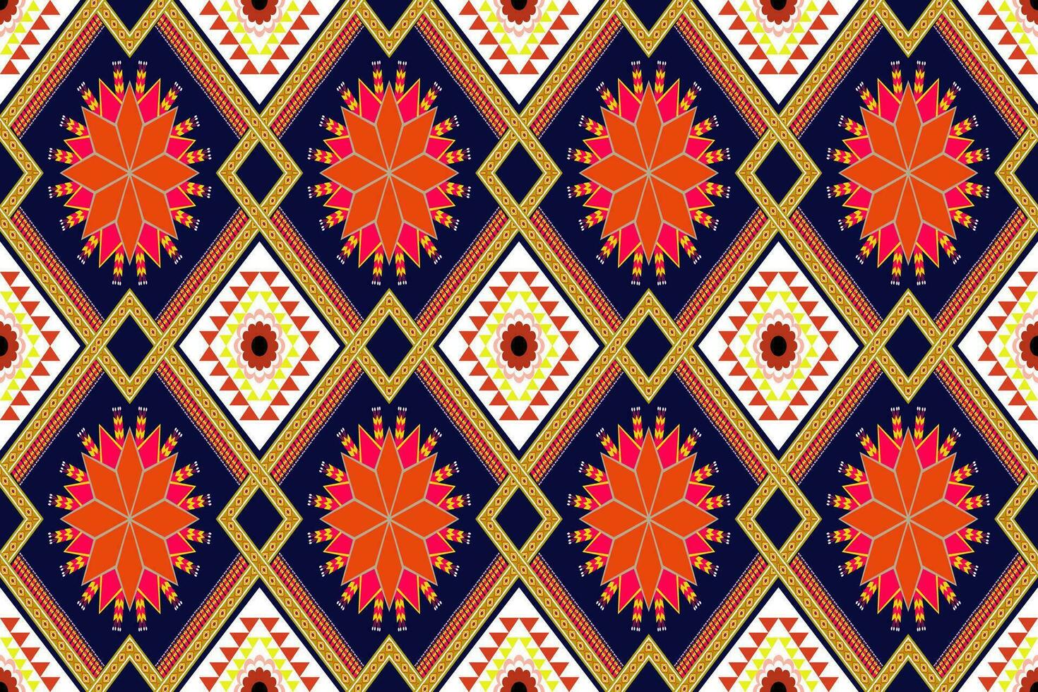 Oriental ethnic seamless pattern traditional background design for carpet, wallpaper ,garment,wrap,batik,cloth,embroidery illustration vector