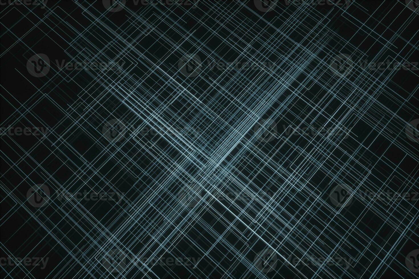 Glowing big data lines and technological background, 3d rendering. photo