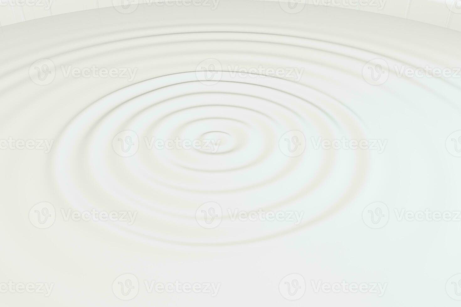 White wave liquid ripples by fluid simulation, 3d rendering photo