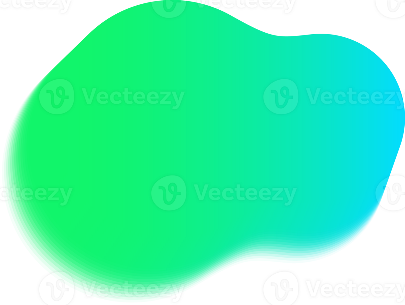 wazig helling vorm geven aan. abstract vloeistof neon achtergrond. vloeistof holografische iriserend klodder. meetkundig modieus y2k element png