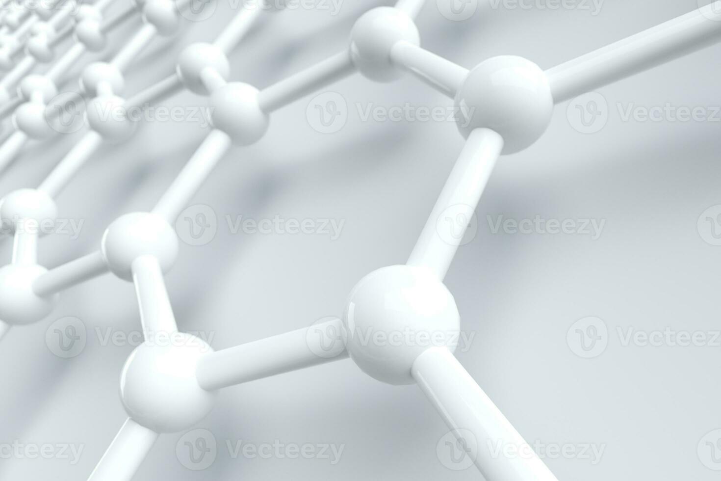 Hexagonal joint lines, 3d rendering photo