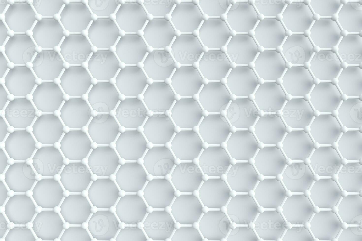 Hexagonal joint lines, 3d rendering photo