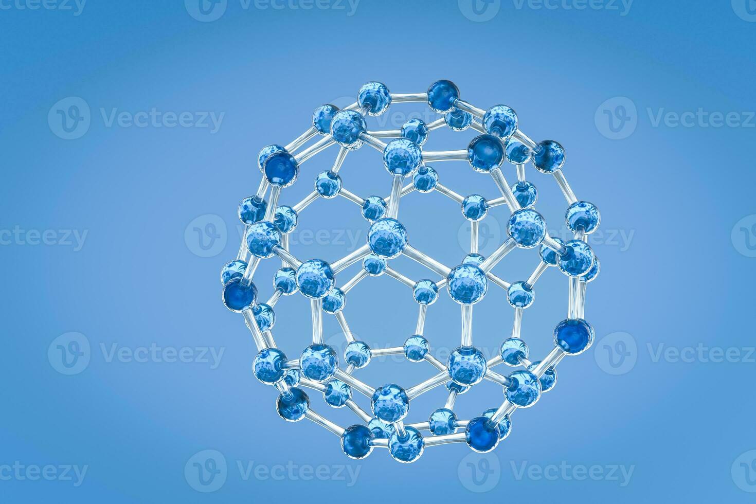 Hexagonal joint lines, 3d rendering photo